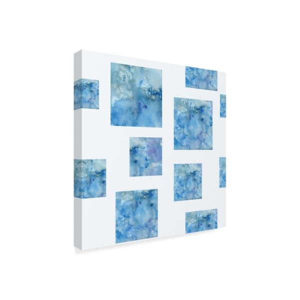 Summer Tali Hilty 'Square Pattern On White' Canvas Art,24x24